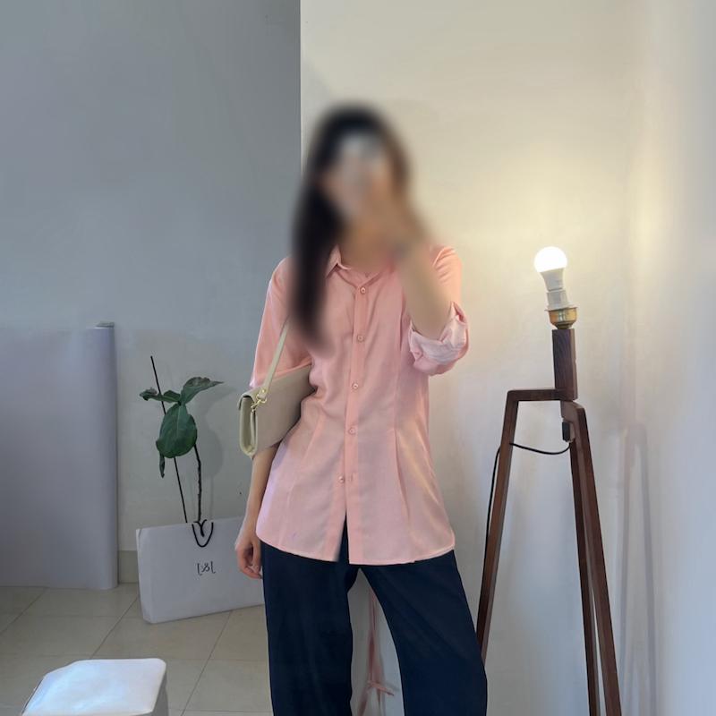 Lara lace up شوميز عروسكي 127