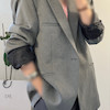 Jina blazer Grigio بليزر طوسي 