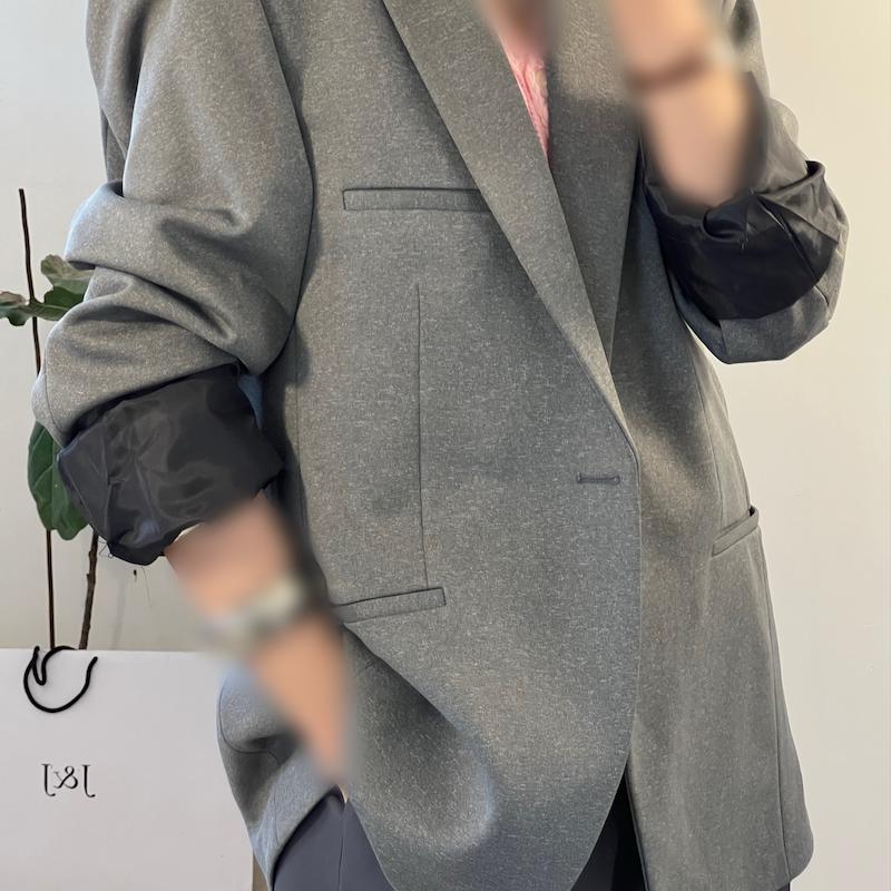 Jina blazer Grigio بليزر طوسي 