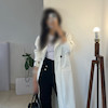Karla overcoat white 