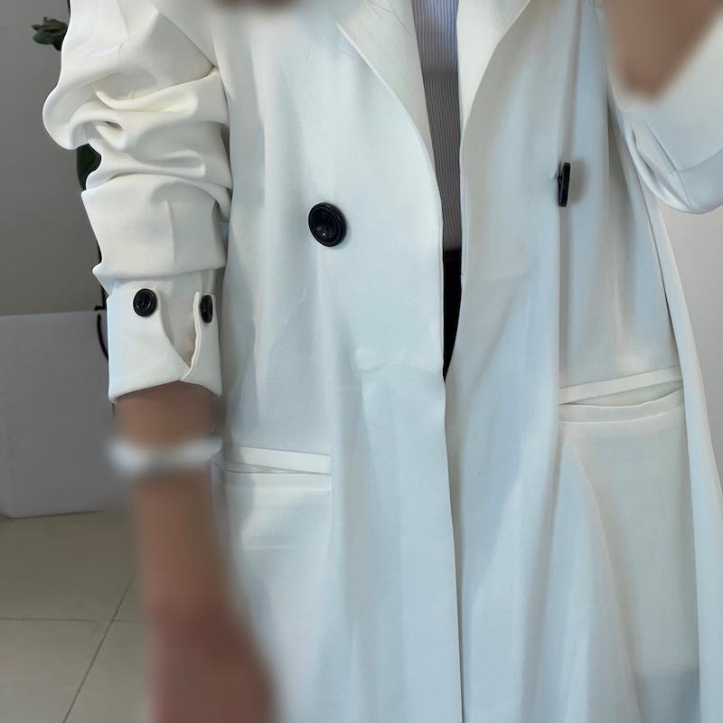 Karla overcoat white 