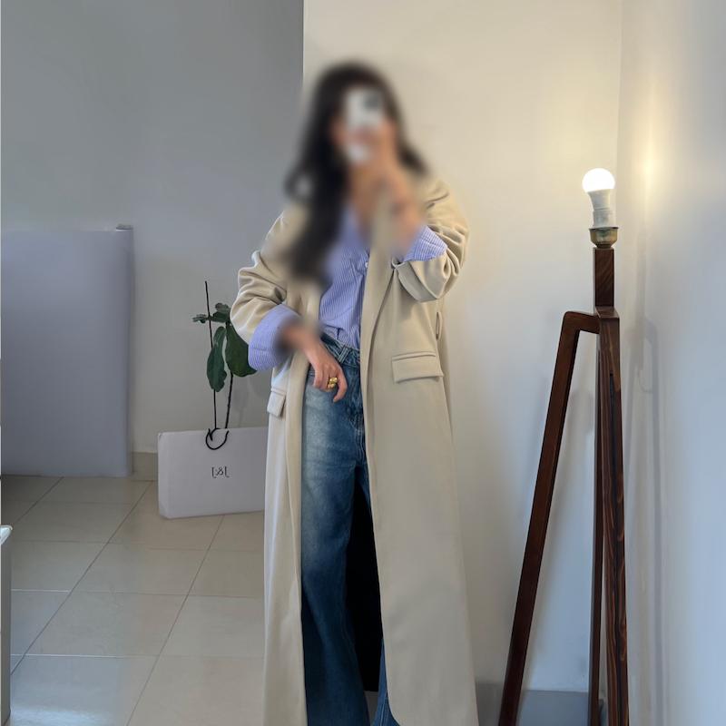 Lisa king sized overcoat پالتو هاي ليسا رنگ استخواني