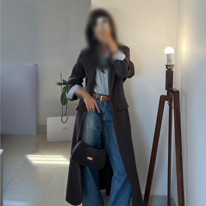 Lisa king sized overcoat پالتو هاي ليسا رنگ شكلاتي 
