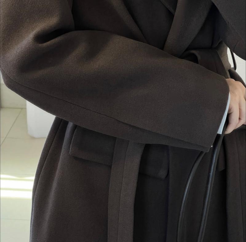Lisa king sized overcoat پالتو هاي ليسا رنگ شكلاتي 