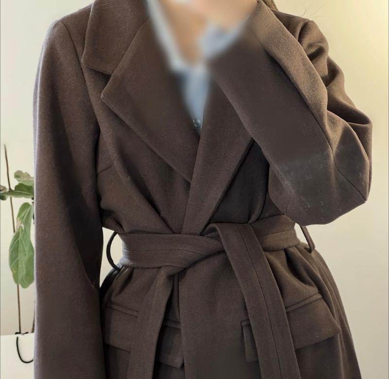 Lisa king sized overcoat پالتو هاي ليسا رنگ شكلاتي 