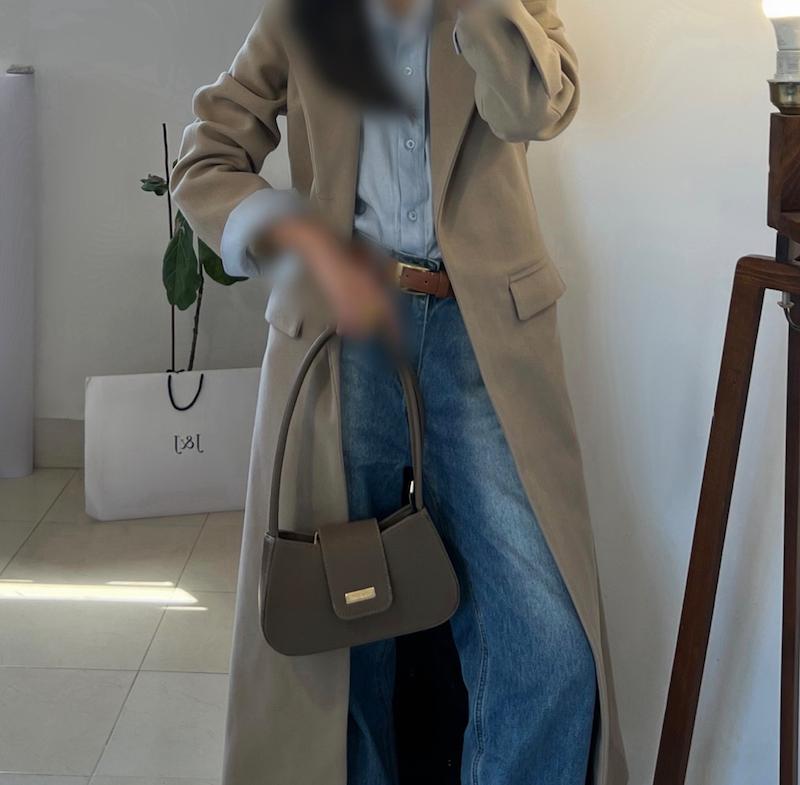 Lisa king sized overcoat پالتو هاي ليسا رنگ-نسكافه اي 