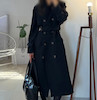 Bella overcoat استخواني 
