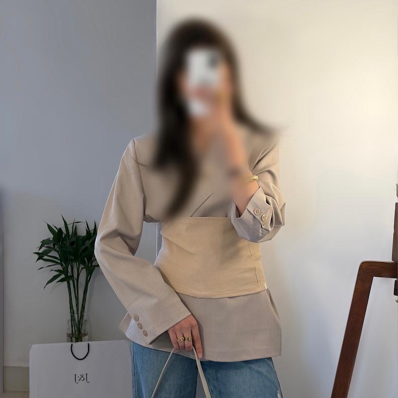 كت عروسكي Jana blazer fitted -full