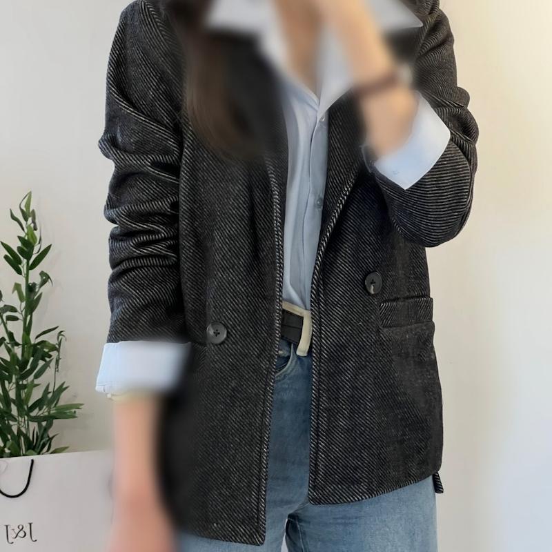 Leon coat كت فوتر طوسي اقتصادي