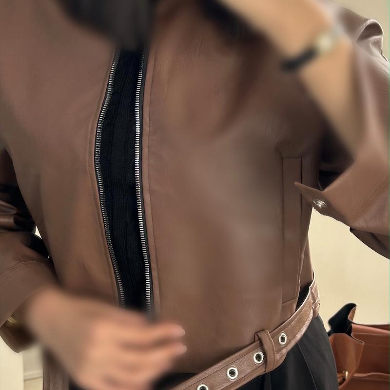 Haily leather jacket 