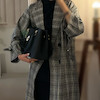 Preppy jina long overcoat 