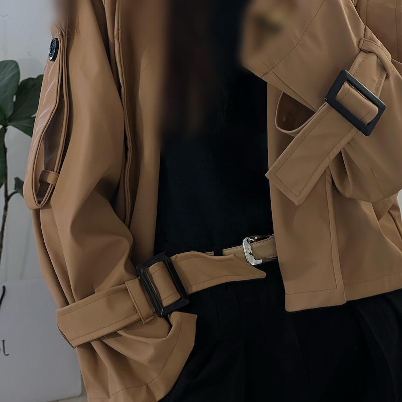 Monica crop coat 