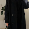 Jina dark blue overcoat 