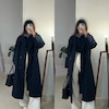 Jina dark blue overcoat 