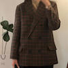 Éva plaid blazer 