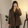 Éva plaid blazer 
