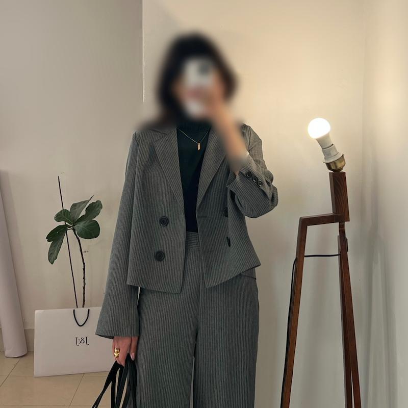Swan blazer and trousers rigè