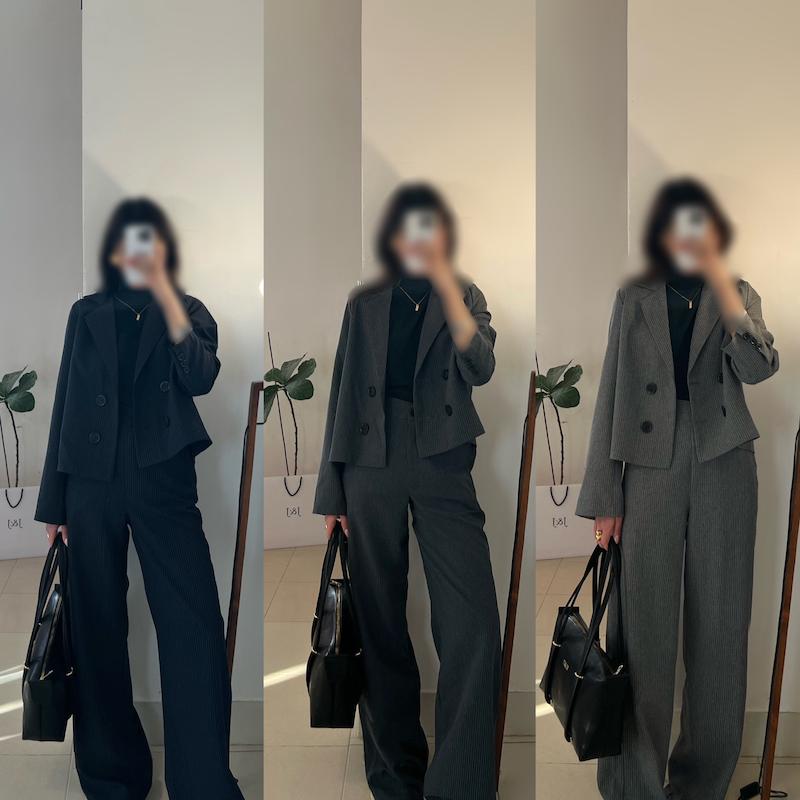 Swan blazer and trousers rigè