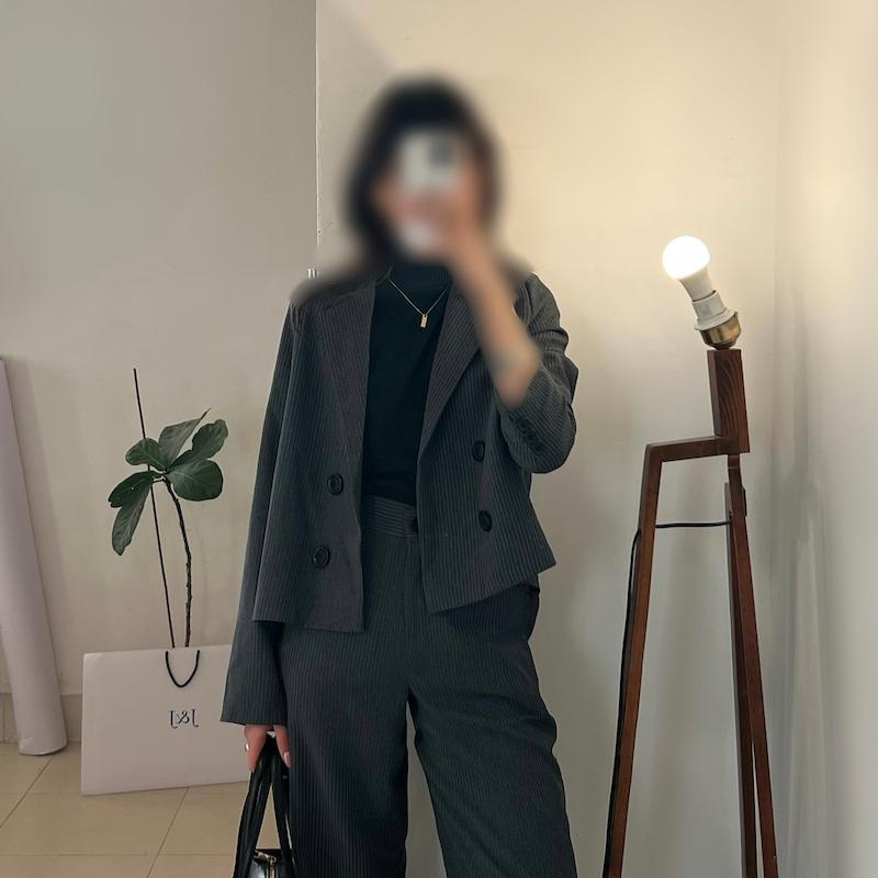 Swan blazer and trousers rigè