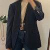 Lavender blazer dark blue 