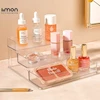 نظم دهنده رومیزی شفاف سه پله حاوی لوازم آرایش