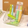 نظم دهنده رومیزی شفاف لیمون برای نگهداری لوازم تحریر و ماژیک
