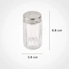 ابعاد نمکپاش شیشه ای لیمون کد 2409 با ارتفاع 6.8 سانتی متر