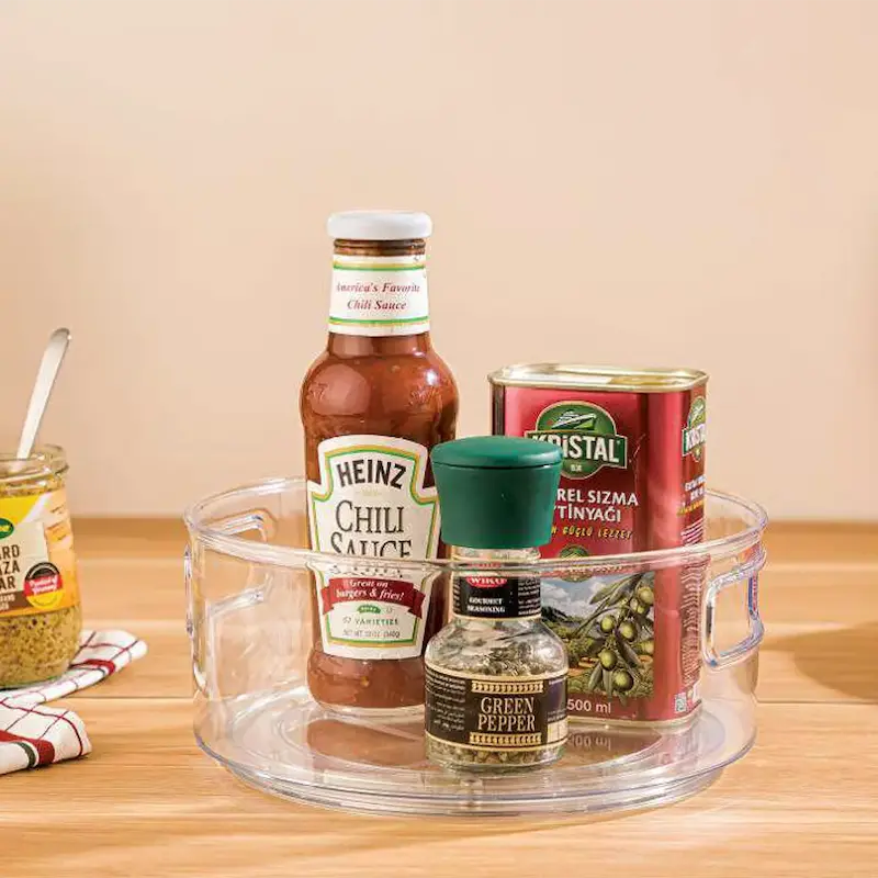 خرید نظم دهنده گردان لیمون با قطر ۲۳ سانتی‌متر برای لوازم آرایشی