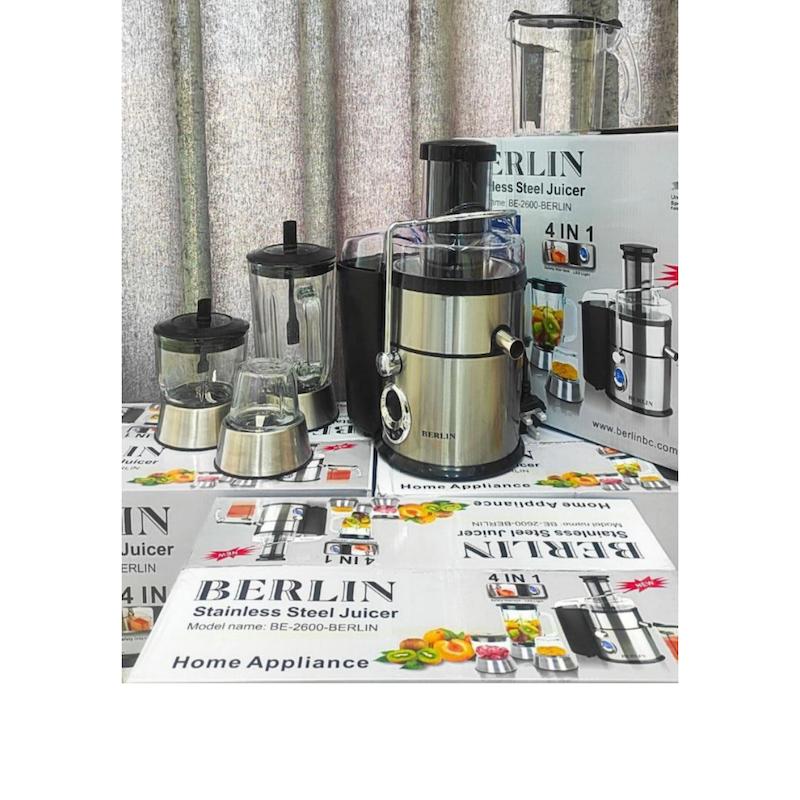 آبمیوه گیر ۴ کاره برلین مدل BE2600