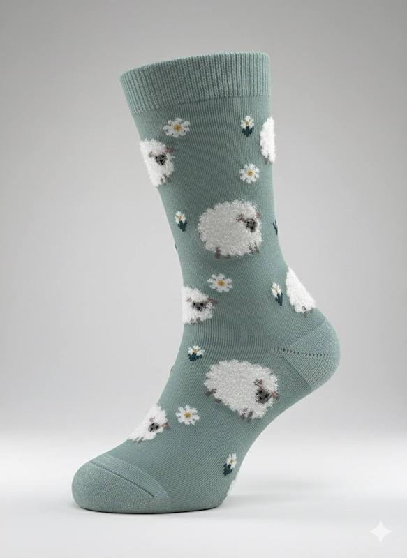 جوراب ساق بلند زنانه فانتزی چتیک