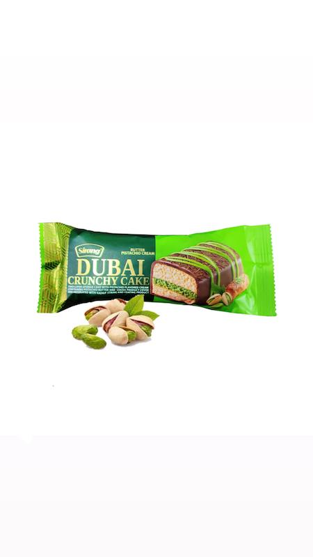 دبی کیک با کرم پسته سیرنگ 24 عددی(کیک پسته ای)