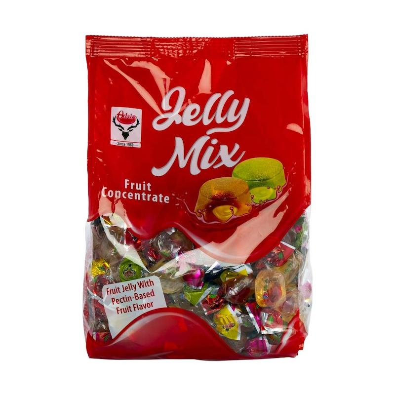 ژله مغزدار با طعم میوه 