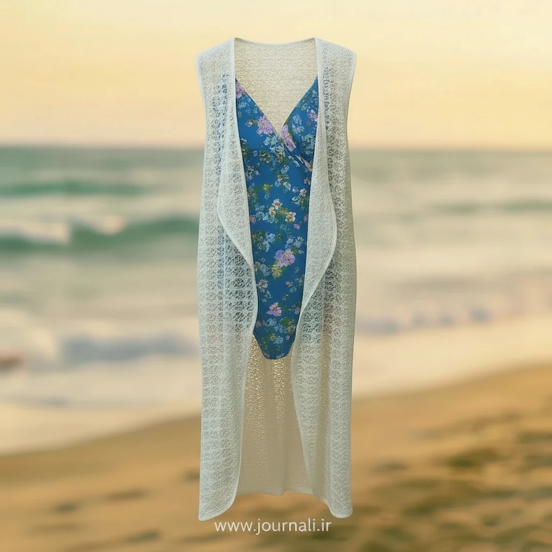 رومایویی 'گیپور سفید برند H&M 