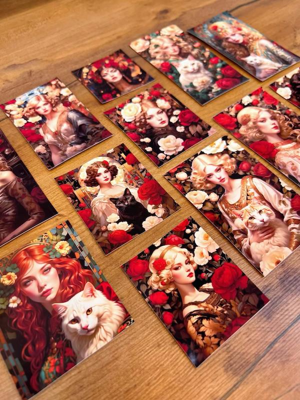 پک استیکر Lady & Roses 🌹