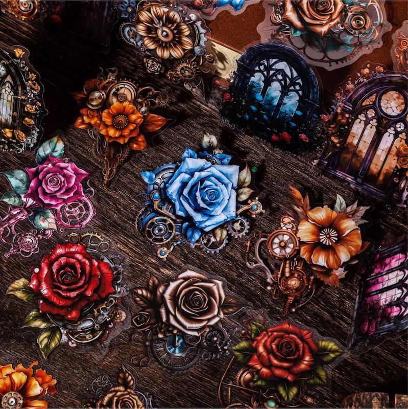 🌹پک استیکر Mechanical rose