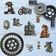 ⚙️  پک استیکری استیم پانک ⚙️ 