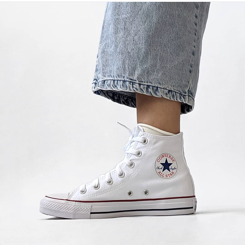 Chuck Taylor All Star High Top White / کانورس کلاسیک سفید ساقدار