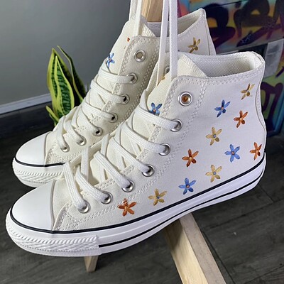 Embroidered Converse