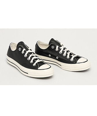 Leather low 1970 black