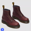 Dr martens leather burgundy boot