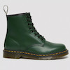 Green leather boot