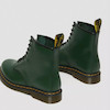 Green leather boot