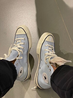 Baby blue 1970 converse