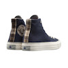 کانورس چهارخونه سرمه ای ساقدار | Converse Plaid Obsidian Hightop
