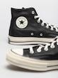 کانورس چرم مشکی ساقدار | Converse Black Leather Hightop