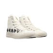 کانورس پلی مولتی هارت سفید مشکی ساقدار | Converse Cdg Play Multi Heart White Black Hightop