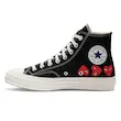 کانورس پلی مولتی هارت مشکی ساق بلند | Converse Cdg Play Multi Heart Black Hightop