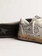 Golden Goose Women's Ball Star Glitter Low Top Sneakers/گلدن گوس نقره ای درجه 1 