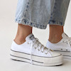 کانورس پلتفرم سفید ساق کوتاه | Converse Platform White Lowtop