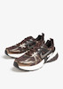 Nike V2K Run Velvet Brown White black baroque leather